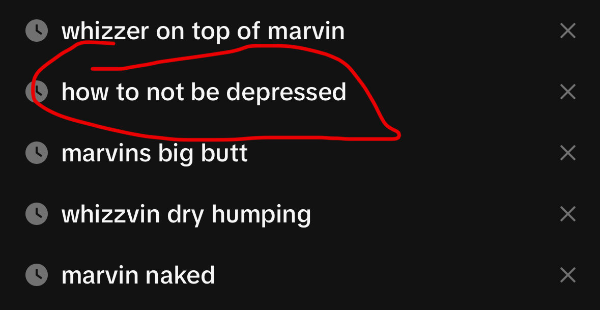 “you’re not depressed you’re faking it” yeah??? then what’s this huh