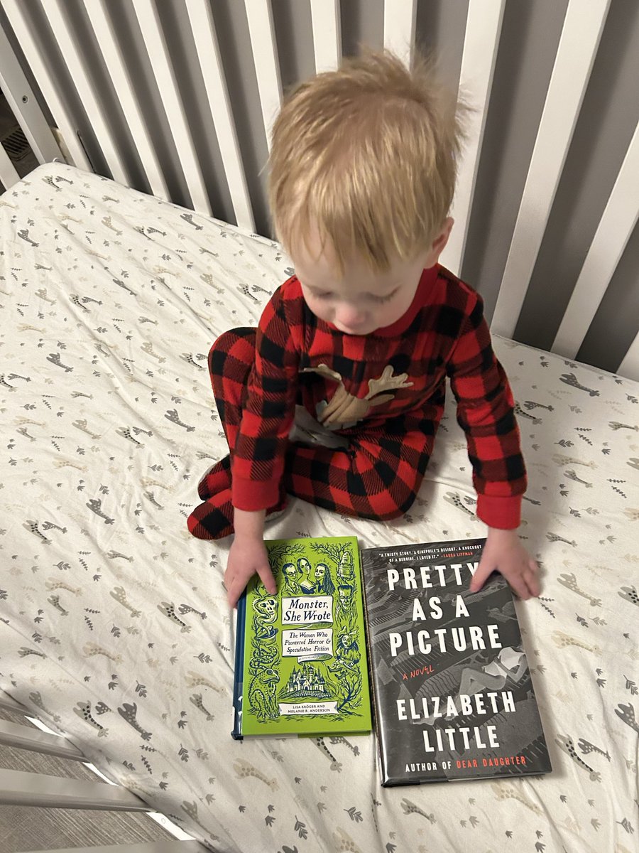 ConservativeGG3's tweet image. Connor and I opened our “Blind Dates with Books.”😉

Mystery Thriller: “Pretty as a Picture” by Elizabeth Little.

Horror Gothic History: “Monster, She Wrote: The Women who Pioneered Horror &amp;amp; Speculative Fiction”

Also, the goodies are a bonus! 😉📖❤️

#BlindDateWithABook