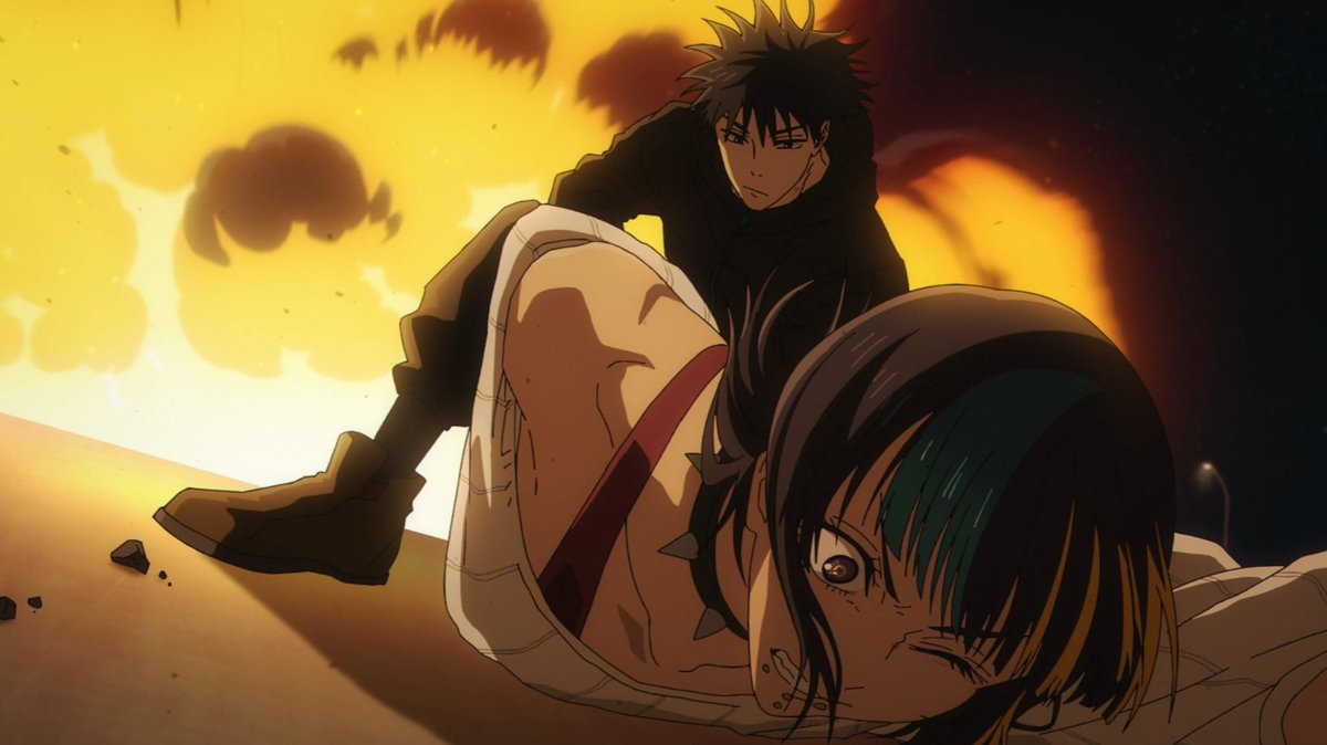 megumi i know she just threw a car at you but be careful with the princess💔