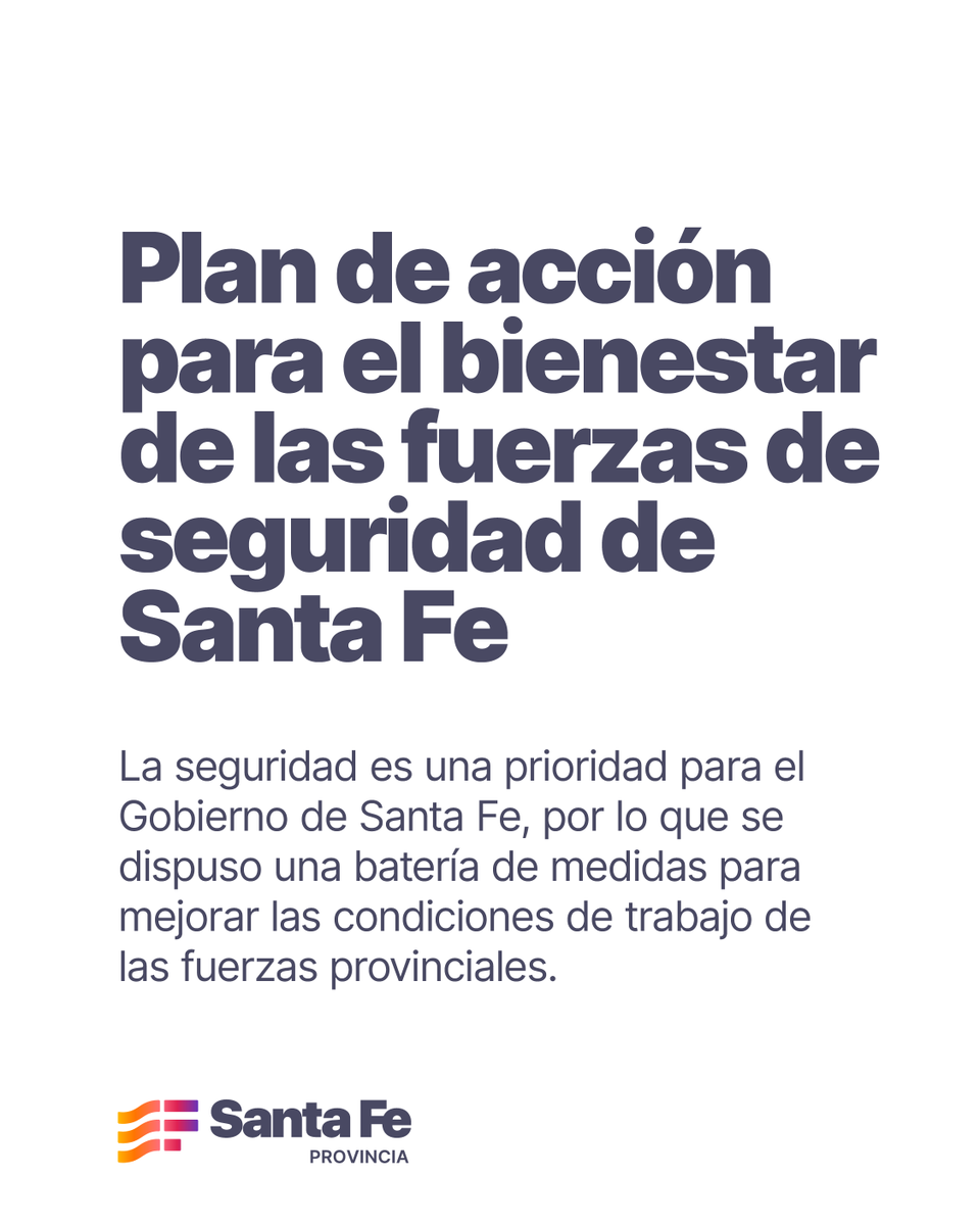 👉🏼 Plan de acción para las fuerzas de seguridad de Santa Fe

El Gobierno de Santa Fe definió un paquete de medidas para mejorar las condiciones de trabajo del personal policial.