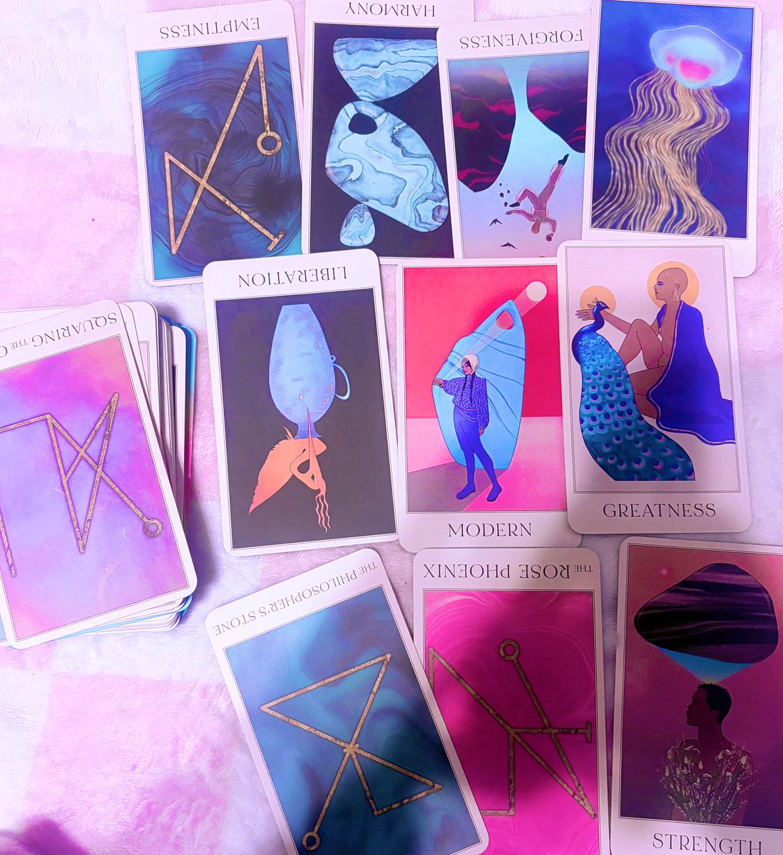 firemadeher's tweet photo. 🔮What Do The Cards Say🔮

✰ #Gemini • #Virgo • #Sagittarius • #Pisces ✰

* apply to sun, moon, rising, or venus *

~ take what resonates & LEAVE the rest ~ 

•• tip jar -
https://t.co/akSfLKxAzK

https://t.co/yzzpPPNVp2

this is about the moment you stop trying to heal something by staying inside it.

it’s you choosing your future over your feelings, without pretending you don’t feel.

there’s a strong theme of empowerment here.

not the loud kind, the quiet kind where you don’t need permission anymore.

it feels like you’ve been carrying a lot of emotional weight that wasn’t even yours to carry.

like you’ve been doing the inner work for two people while the other person just benefits from your compassion.

there’s a deep harmony message at the top, but it’s paired with forgiveness, which is important.

it’s basically saying you can forgive and still move different, you can understand and still require better.

there’s also a big “release” current running through this.

something is being let go of, and it’s not just a person, it’s an identity, the version of you that kept trying to make things make sense.

i keep feeling liberation as the pivot point.

like you’re done being emotionally captive to what someone else chooses, you’re done letting their inconsistency decide your mood.

there’s an awakening vibe too, like you’re realizing what the pattern was really costing you.

not just time, but energy, focus, creativity, even your appetite for life.

this is giving “i’m not living like this anymore.”

and that sentence alone changes the whole timeline.

i see a “modern” energy in the center that feels like you stepping into your adult self.

you’re not loving from scarcity, you’re not bargaining, you’re not romanticizing someone’s potential while ignoring their reality.

and right beside that, there’s greatness, which feels like your higher self basically sitting down with you and being like… ok, what do you actually want your life to look like.

because you’re meant for big things, and you can’t keep building your future around emotional turbulence.

there’s also a strength message here that feels like discipline more than force.

like self-control, restraint, not reacting immediately, not reopening doors just because you miss them.

it’s you holding your line while your heart still beats.

i also feel “the ocean” energy in this, like emotions moving in waves, intuitive dreams, realizations hitting randomly.

it’s giving spiritual clarity coming in through the body, not logic.

like you’ll know something is true because your chest relaxes when you accept it.

the overall message is: your compassion is real, and it’s powerful, but it needs guardrails.

because compassion without boundaries turns into self-abandonment, and you’re not doing that anymore.

now the three extra energies i pulled under this sharpen the storyline.

first one says there’s a moment of emotional honesty that changes how you see the situation, like you finally admit to yourself what you’ve been minimizing.

it feels like one simple truth lands and you stop debating with yourself.

second one says there’s a clean break from an old pattern, not necessarily cutting someone off dramatically, but changing your availability.

less explaining, less chasing, less “i’ll make it easy for you,” and more “match me or miss me.”

third one says the more you choose peace, the more your life starts opening.

like opportunities, glow-up, confidence, even your intuition getting louder because you’re not drowning it out with noise.

this is a rebuild reading.

it’s about you collecting yourself, forgiving what hurt you, releasing what drains you, and stepping into a calmer, stronger era.

it’s not “i hate them.”

it’s “i love me more.”