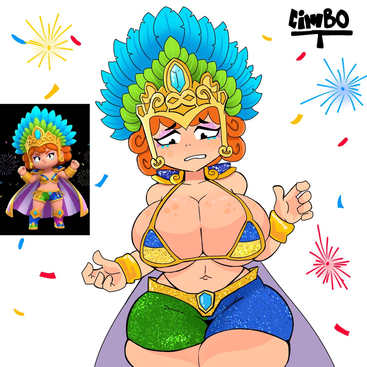 Chimbotieso18's tweet image. Deberían sacar más skins de patonas..
Digo carnavaleras, tengo un concepto de griff carnaval de Barranquilla pero ya termino el make