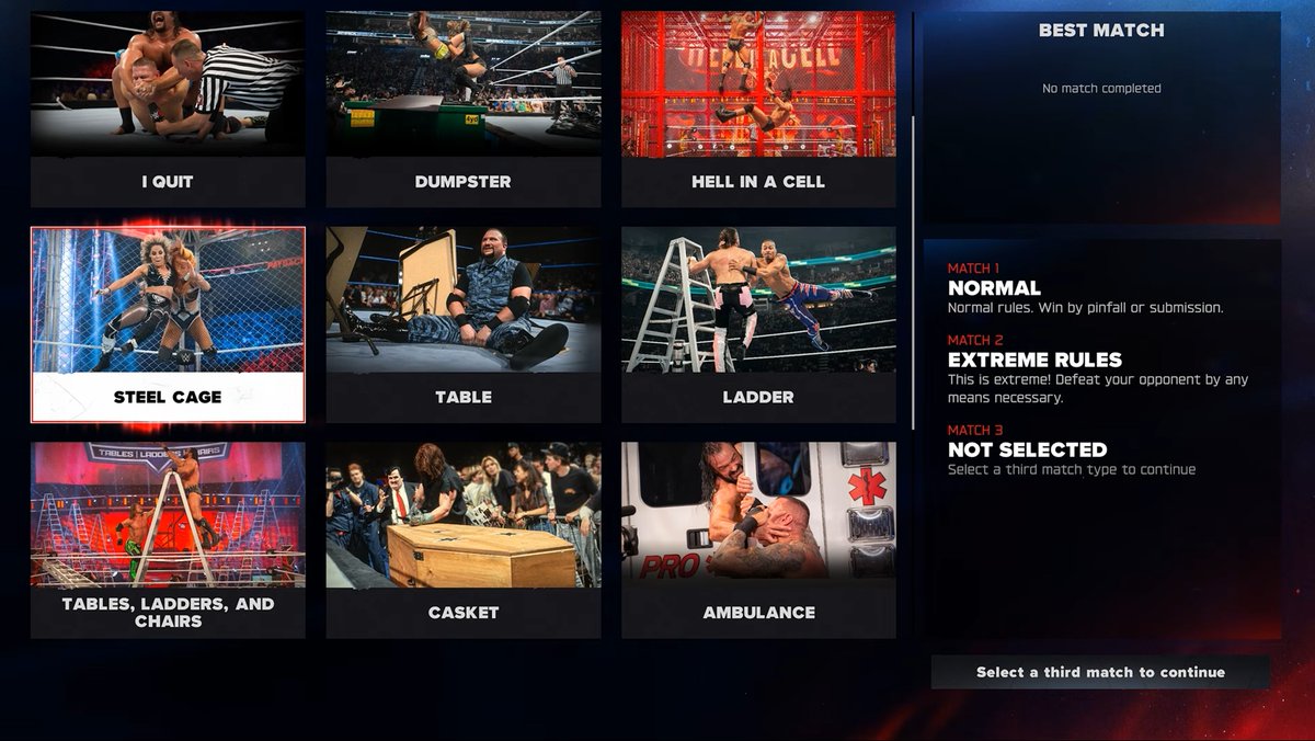 It's been confirmed that 3 Stages Of Hell matches in WWE 2K26 will begin each new match somewhat instantly and what happened in the previous match will still be seen in the next match. It doesn't just turn into a fresh new match. 

Credit: <a href="/JustBryanNY/">Bryan</a> youtube.com/watch?v=m935QS…
