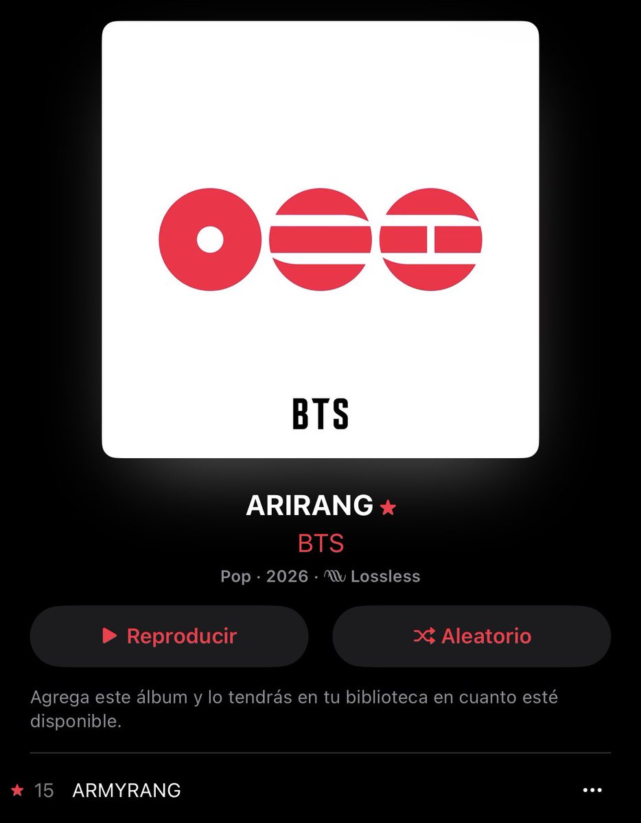 iHyukly_'s tweet image. DIFUNDAN ARMYS 

— RECUERDEN QUE TENEMOS UNA META DE 7M POR LOGRAR ‼️

— PRESAVE “ARIRANG”BY BTS ON SPOTIFY 🍏
🔗: open.spotify.com/prerelease/1Dc…

— PRE-SAVE “ARIRANG” BY BTS ON APPLE MUSIC 🍎
🔗: music.apple.com/mx/album/arira…