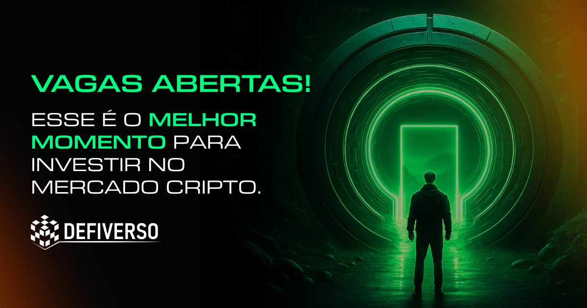 VAGAS ABERTAS!

As vagas estão oficialmente abertas para a 16ª turma do Defiverso (por tempo limitado).

Esse é o melhor momento para investir no mercado cripto!

defiverso.com/vagas-abertas/…