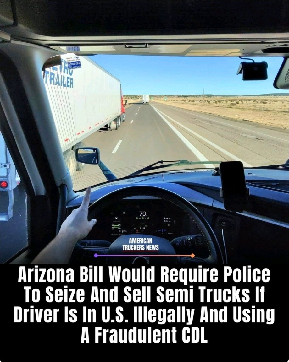 TruthJasonLee's tweet image. 🚨 New Bill Update: Arizona HB 2345
​Arizona is moving to crack down on fraudulent CDLs. HB 2345 just advanced through committee and would make it a Class 5 Felony for anyone unlawfully present in the U.S. to possess a fake CDL.

​The big takeaway: If caught, police are required…