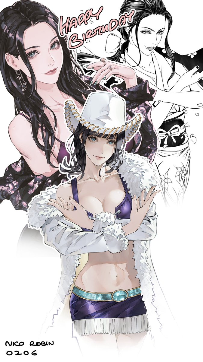 Happy Birthday Devil Child 🎁❤️
#ONEPIECE 
 #ロビン誕生祭2026