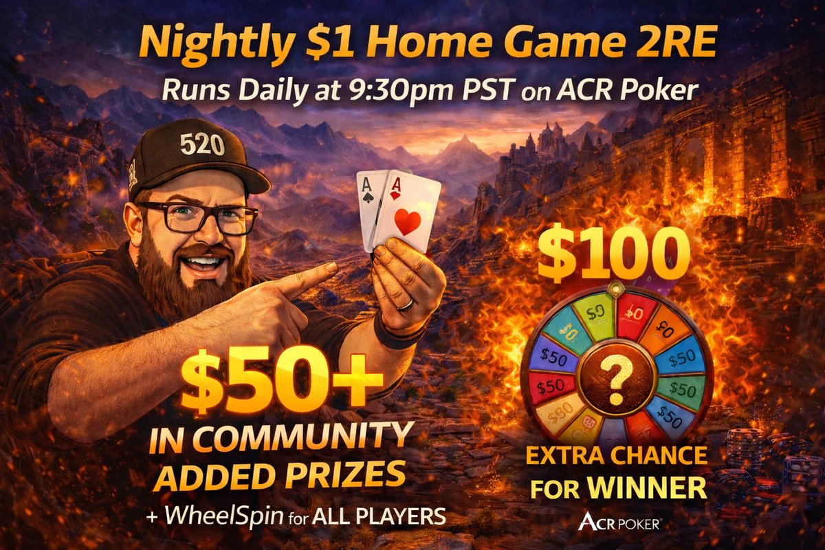 $50+ in added prizes for tonight's 520AceOfSpades Home Game on <a href="/ACR_POKER/">ACR Poker</a> !

Who's going to join us?  ❤️,RT and tag your friends, then drop your usernames below!

You might receive a random giveaway!