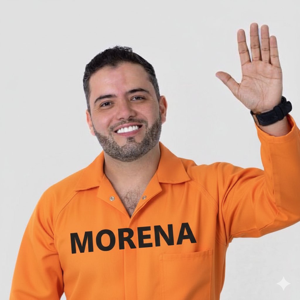 rthur013's tweet photo. El Alcalde de Tequila, modelando el nuevo uniforme de MORENA...
¿Que les parece? https://t.co/MySK7CQo14