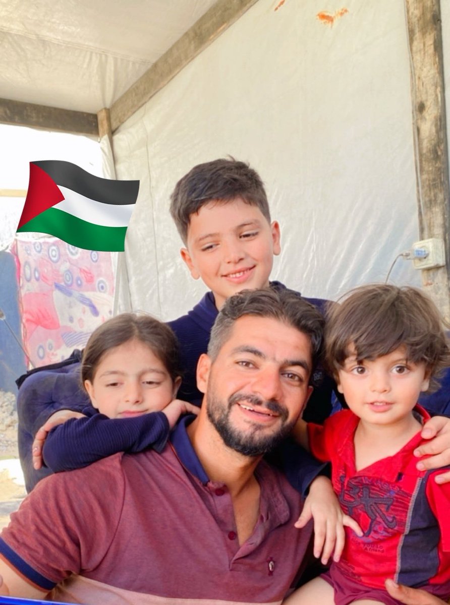 This is my little family, and we are determined to survive the horrors of war.