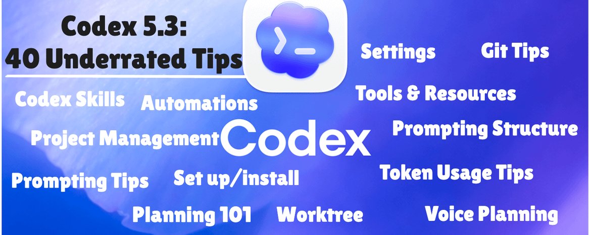 Alright - my BEST AI coding guide ever. Codex 5.3 is live now, and I ...