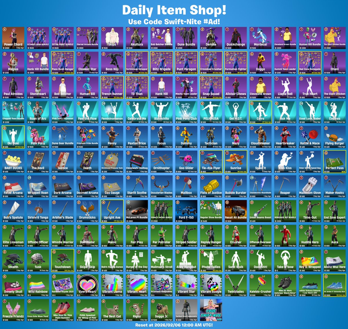 Fortnite Item Shop | Swift-Nite tweet media