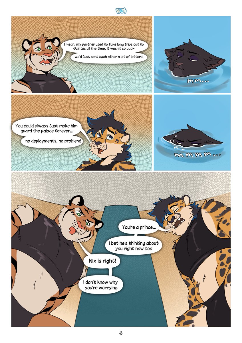 PupTerrain2's tweet photo. Fall of Octavia Chapter 2: Cerulean

[1/4] Cassian’s friends try to help him through yet another bout of boy troubles… 🎨 by @/Blu_esh !! ty 🩵 https://t.co/3fo1la2RJh