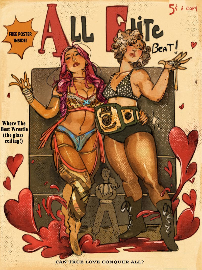 feh_jay's tweet photo. semi hit tweet... RELEASE THE FAKE AEW WOMEN POSTER🤼‍♀️ https://t.co/TyaEwYItjZ