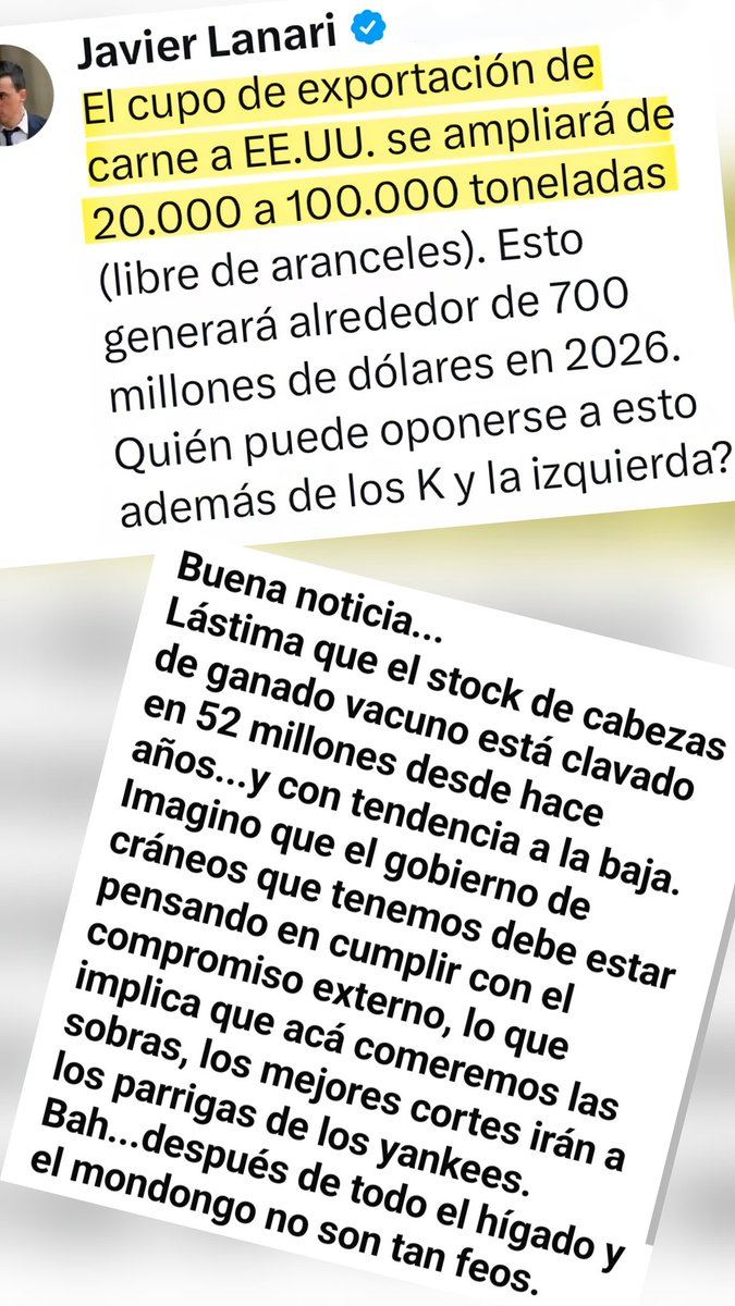 Gracias <a href="/javierlanari/">Javier Lanari</a> ...
Ni medio gramo de dignidad