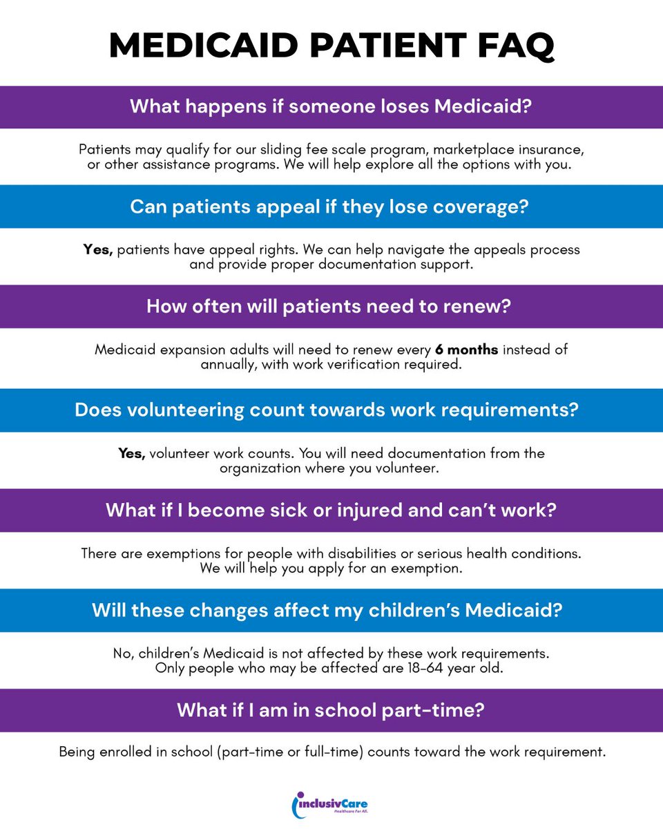 💜 Because your doctor knows you. 
💙 Because your care team knows your story.
💜 Because InclusivCare wants to stay your provider.

Be sure to choose your new plan by February 15 and select InclusivCare! Call us at 504-341-4006 with any questions! #InclusivCare