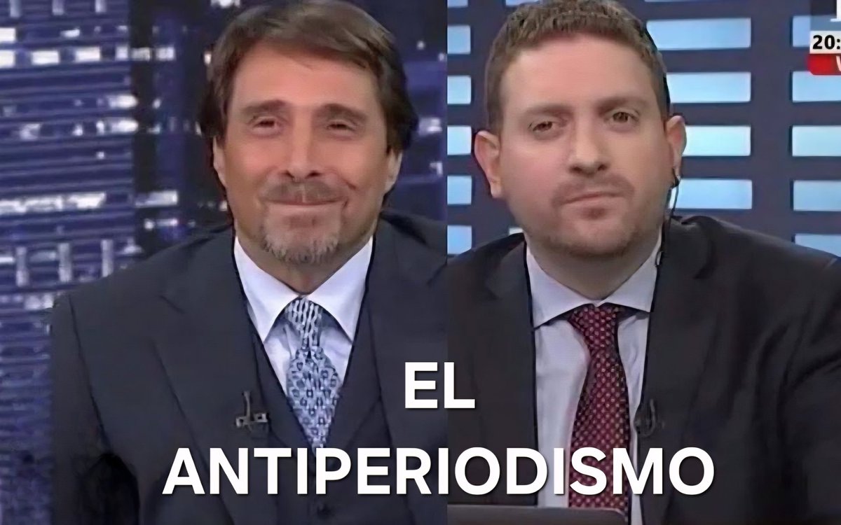 SE ACABA DE PRODUCIR UN HECHO HISTÓRICO: ACUERDO COMERCIAL CON EEUU.
PERO LOS MEDIOS PAUTEROS ESTÁN OCUPADOS EN FAKE NEWS Y EN UNA FORMULITA QUE SE USÓ DESDE HACE 10 AÑOS PERO DE GOLPE YA NO SE PUEDE USAR. DISMULEN UN POCO!!
<a href="/clarincom/">Clarín</a> <a href="/radiomitre/">Radio Mitre</a> <a href="/C5N/">C5N</a> <a href="/todonoticias/">TN - Todo Noticias</a>