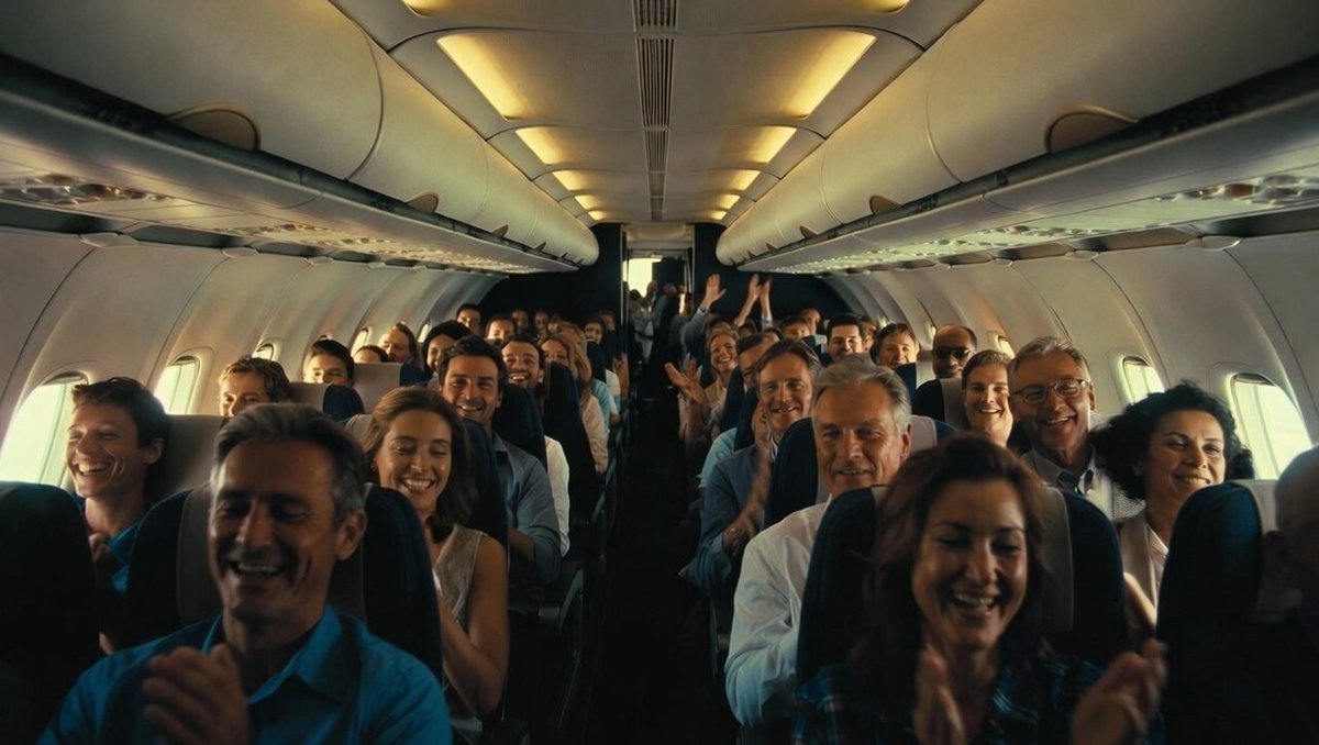 A4KikeLippi's tweet photo. Les cuento algo respecto a los aplausos que recibimos los pilotos al aterrizar: NO LOS ESCUCHAMOS! Las puertas son blindadas y se oye muy poco a través de ellas. Sólo he escuchado luego de aterrizajes con mucha tormenta, que se ve que aplauden más fuerte ... https://t.co/unMLjSfNrS