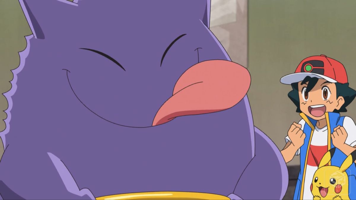 Ash's Gengar is so happy 😋