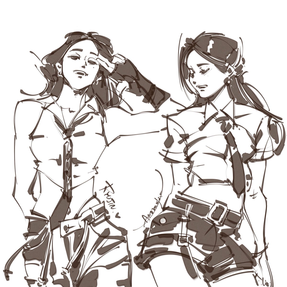 这边好像没发过这两张摸鱼，搬下。
#RYUJIN  #류진