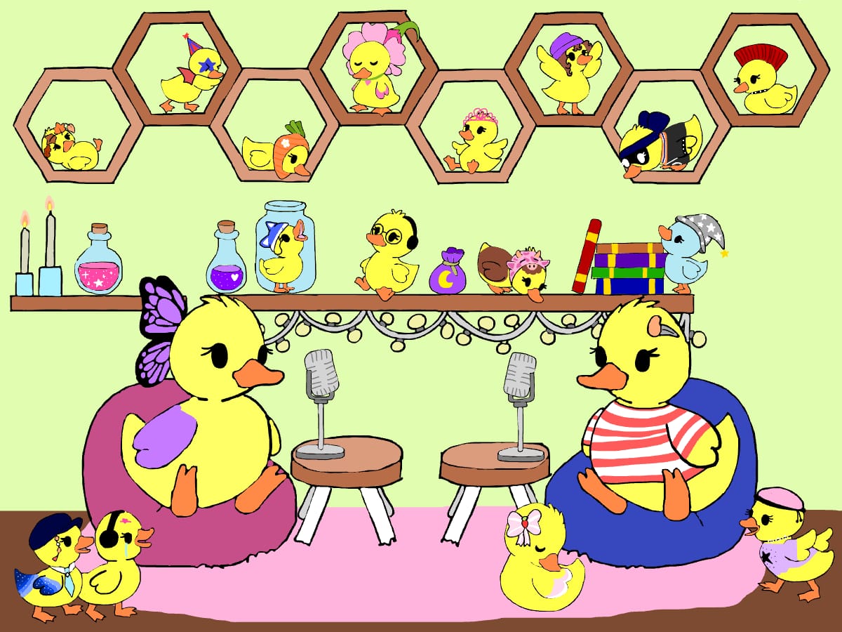 Aprovecho que Mai ya lo publico para postear la foto sin el título, gracias a quienes me confiaron sus patitos