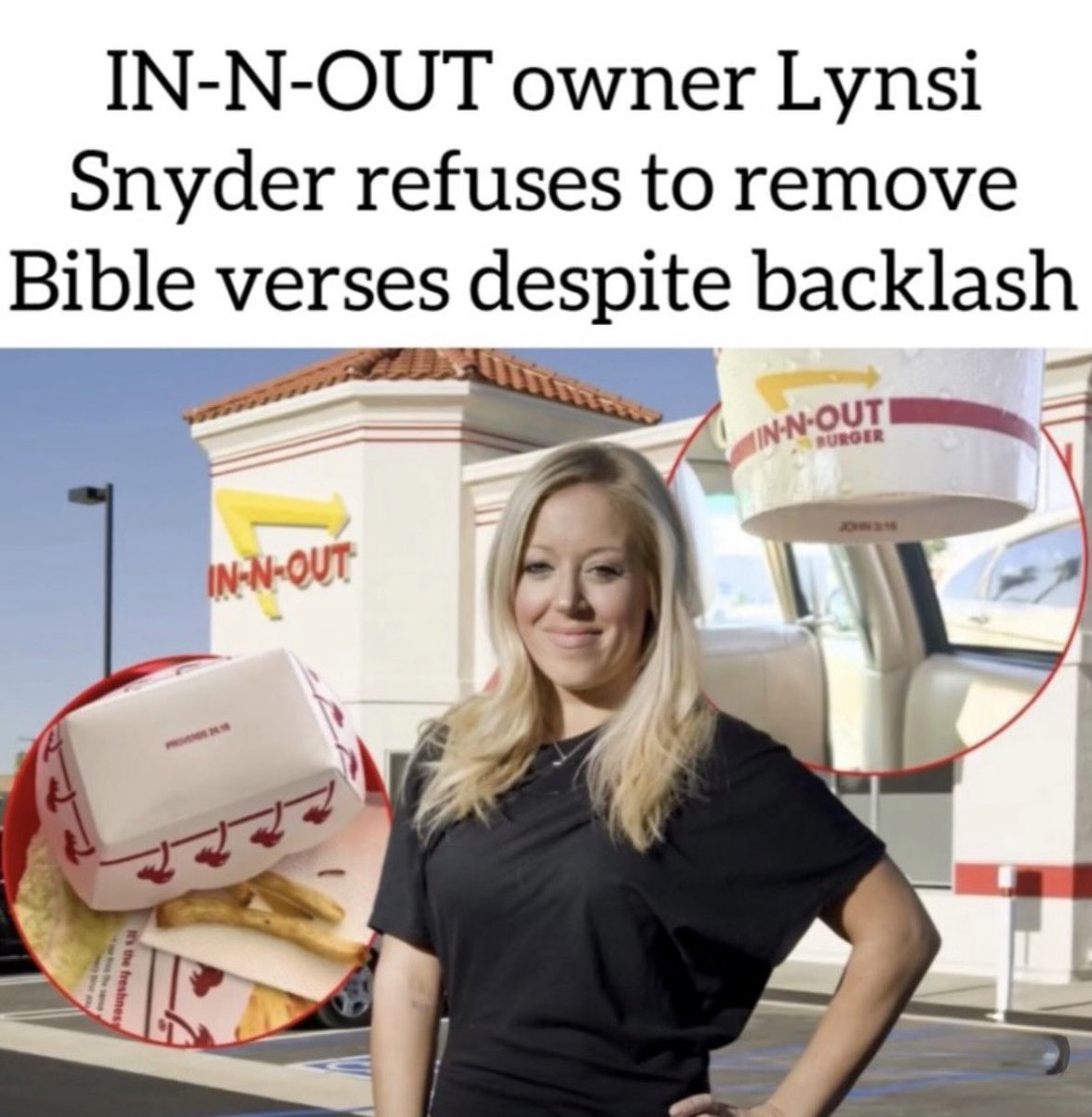 AMEN and kudo’s <a href="/innoutburger/">In-N-Out Burger®</a>! 🙌🏼