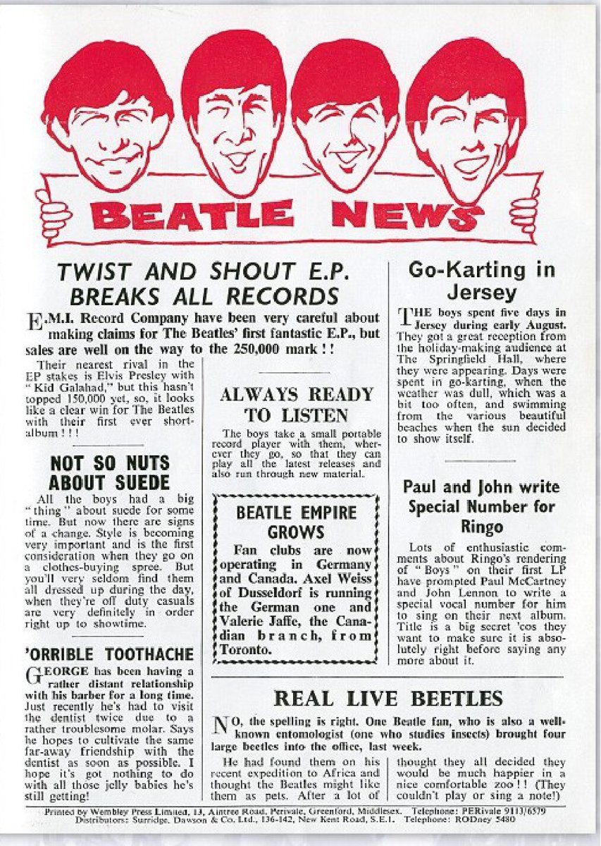 beatles_monthly's tweet photo. Beatles Monthly, Volume 02, September 1963. https://t.co/pzTeqH7g8r