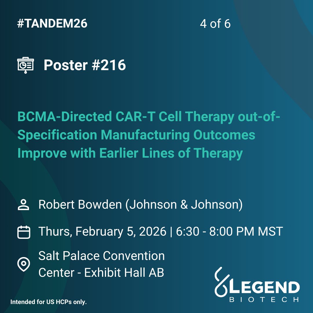 Legend Biotech Medical Affairs tweet media