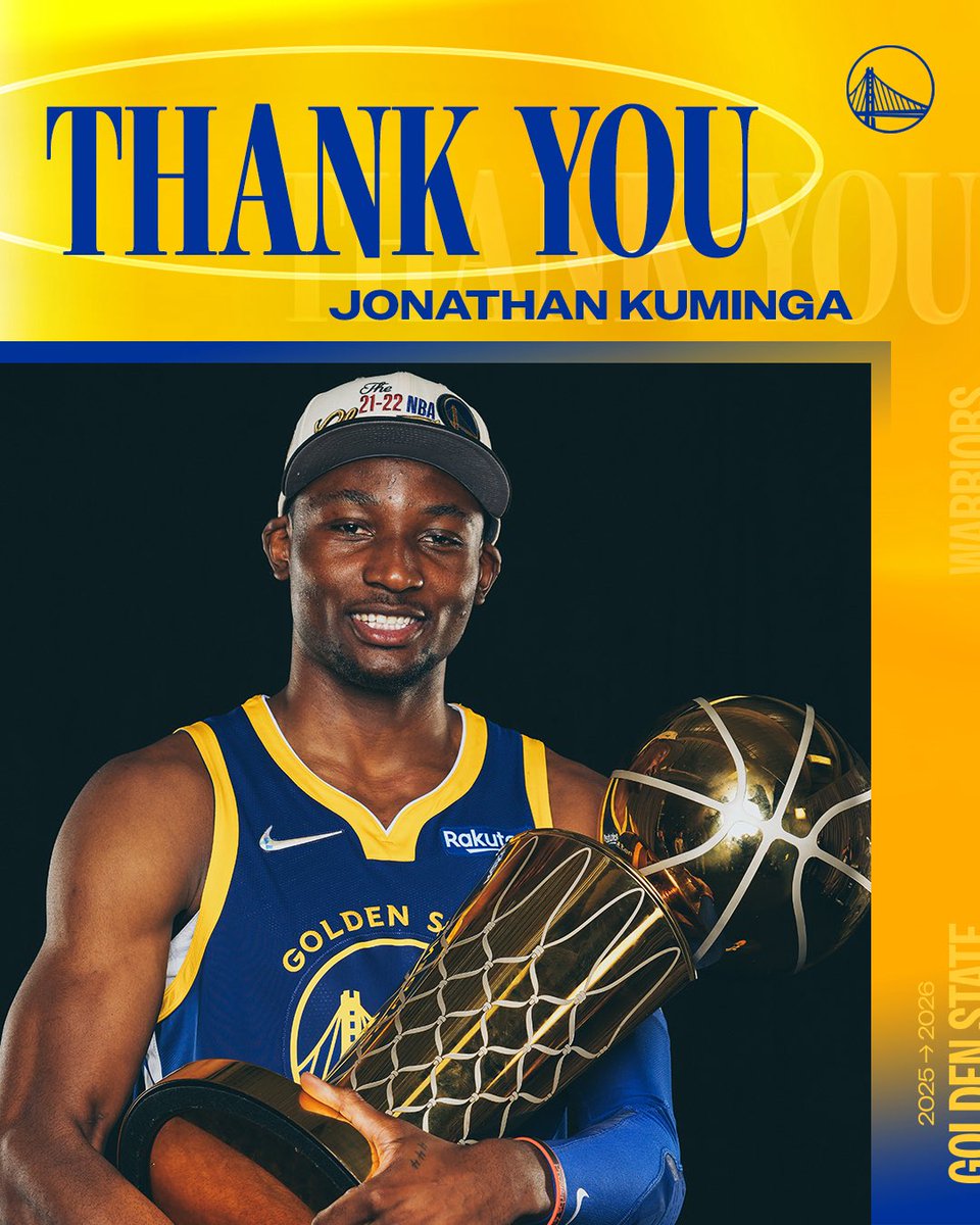 Forever an NBA champion in The Bay. ありがとう、JK。
