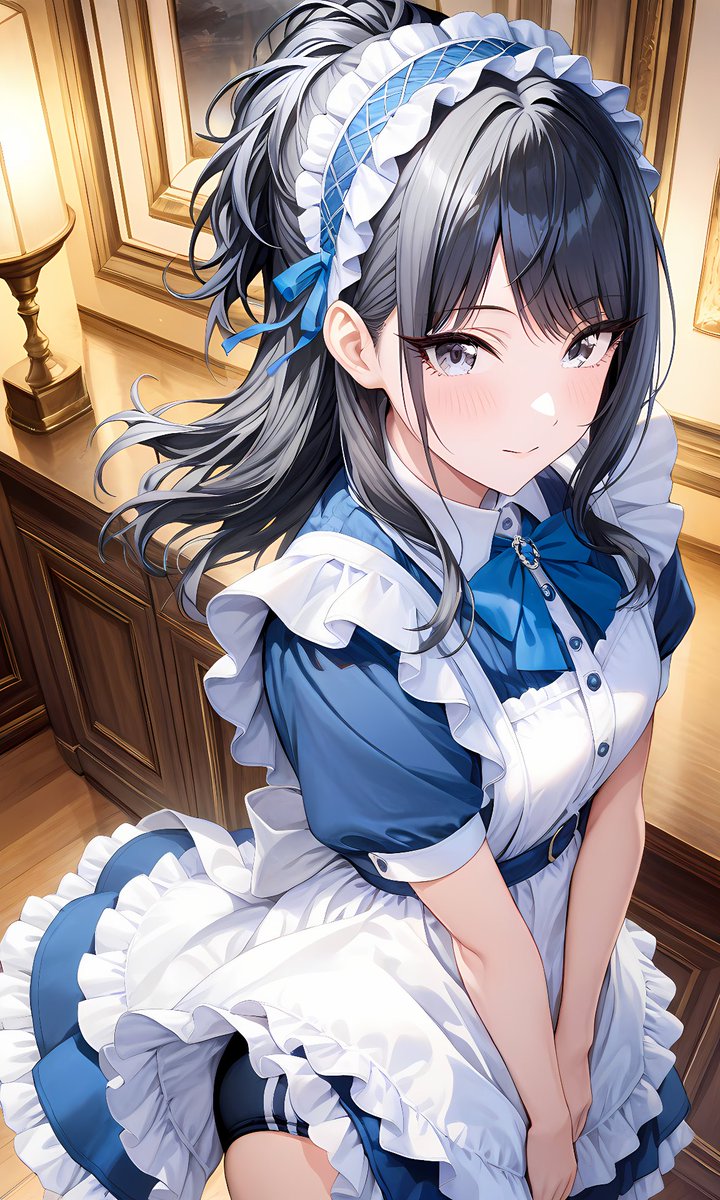 Sirimura's tweet image. 風野灯織さん

ブルメイドってやつです。
なかなか難産な方です…うまくでない