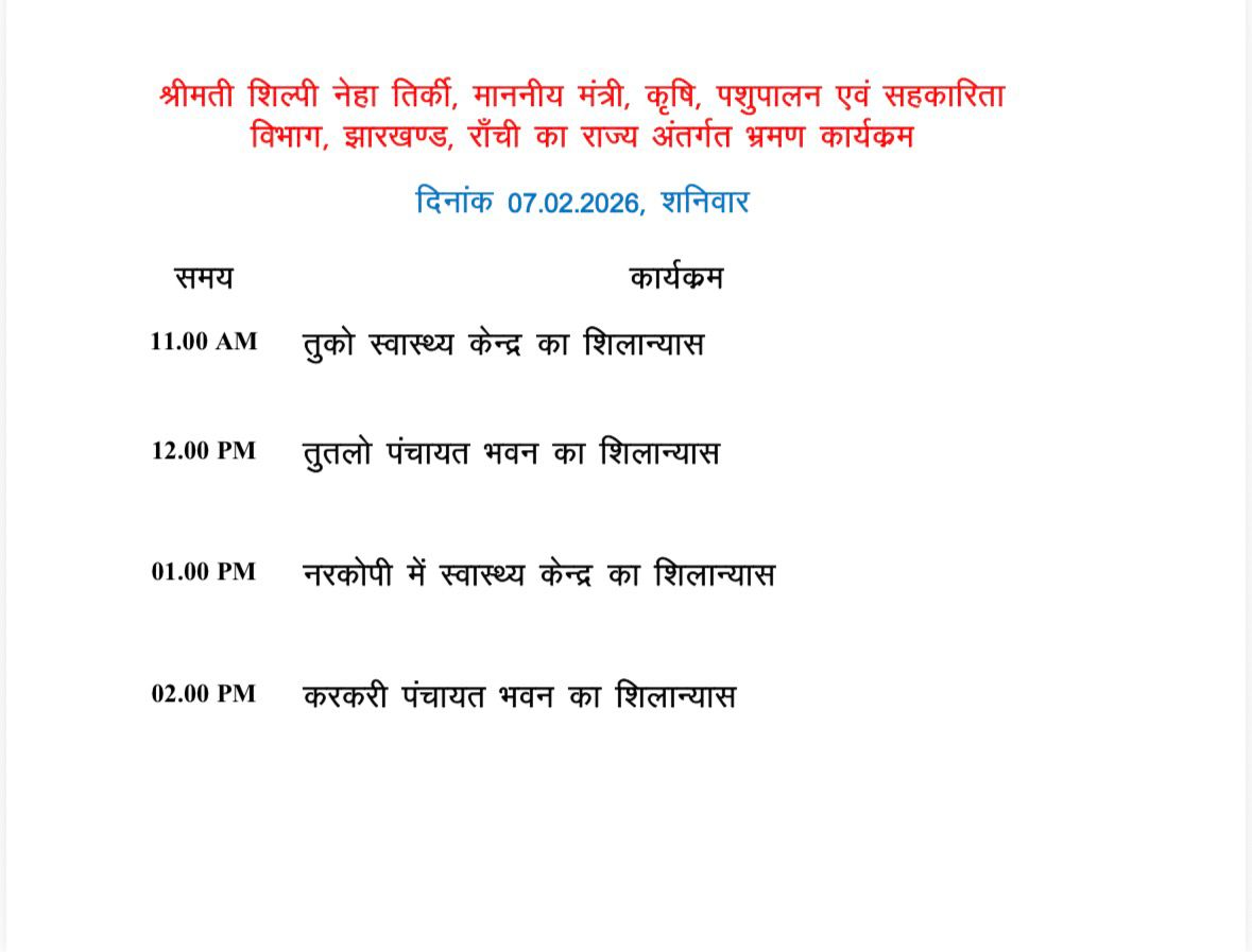 alamansarii's tweet photo. @DC_Ranchi 
@DproRanchi 
@ddcranchi 
@JharkhandCMO 
@ShilpiNehaTirki 
Instead of getting the foundation stone laying ceremony of the proposed building of Karkari Panchayat under Bero block done by the Honorable Minister tomorrow on 7/02/2026 at the Panchayat headquarters Karkari https://t.co/MCtAdJDcc5