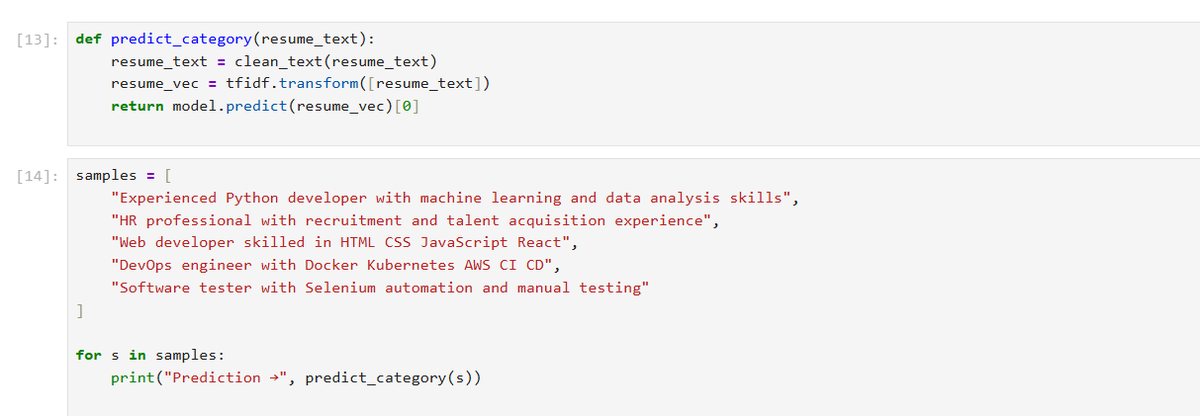 GocharSudhanshu's tweet photo. 📅 Day 17/30 – ML (Deep Learning) journey 💪

🚀 Built a Resume Category Prediction system using NLP + Perceptron (TF-IDF) 

👉 GitHub:
 https://t.co/2diq0Sg22Q
#MachineLearning #DeepLearning #DataScience #30DaysOfML #LearningInPublic #AI https://t.co/Ezd5qcQThR