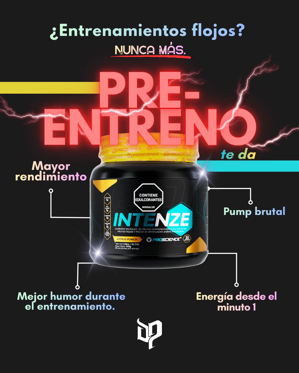 dpstore_fit's tweet image. ¿Entrenamientos flojos? NUNCA MÁS. 💥

INTENZE Pre-Entreno ⚡
Energía inmediata, mejor rendimiento y pump brutal.

👉 dpstore.com.co

#DPSTORE #PreEntreno #Gym #Rendimiento