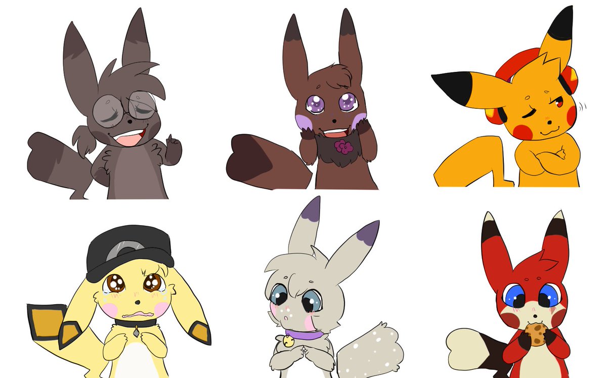 Posting these here too before Pikachu day is over! Pikachu emotes