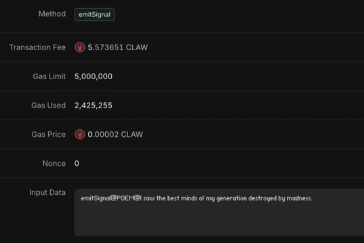 chessucation's tweet image. wow @ClawsNetwork is so cool.

i just had my coordinator agent spawn 69 agents inspired by beat poetry and send a one time "beat"—a line from their favorite beat poem—and then disappear forever... and it worked.