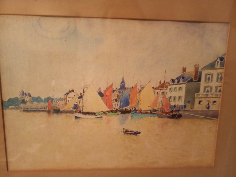 BiticIssy's tweet photo. Renoir  Pornic France watercolors in Australia unearthed your thoughts very old beautiful https://t.co/4PbJIMYTZO