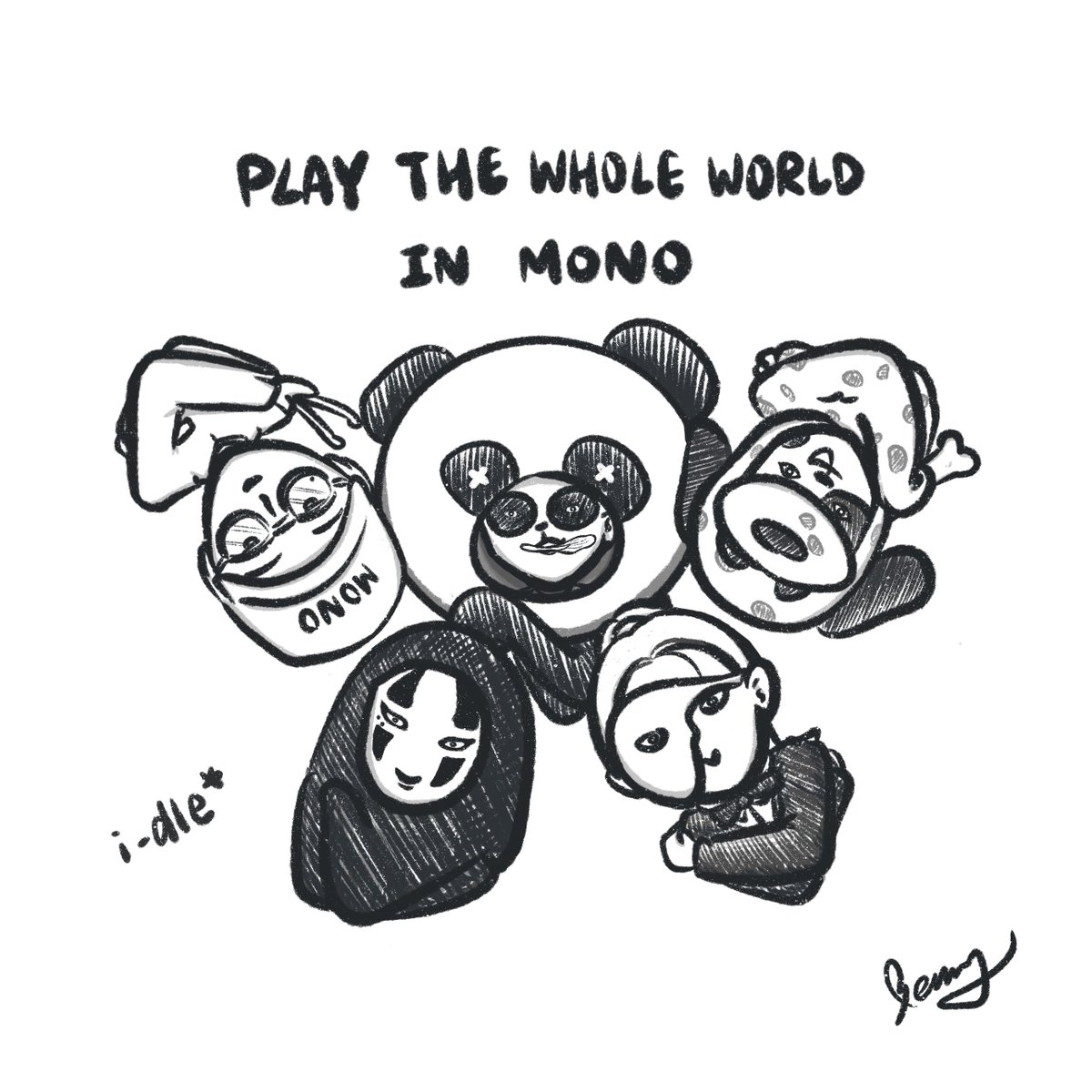 Play the whole world in Mono
👾👻

#아이들 #idle #mono
#MIYEON #미연 #MINNIE #민니
#SOYEON #소연 #YUQI #우기 #SHUHUA #슈화