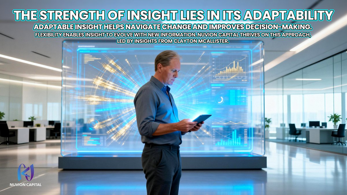 NuvionGlobal's tweet image. 🌱 Flexible insight helps decision-making navigate change, with strategies seizing new opportunities 📘.
📊 Continuous adjustments ensure strategies stay adaptable, leading to goal achievement.

#NuvionCapital #AdaptableInsight #StrategicGrowth #LeadershipGuided