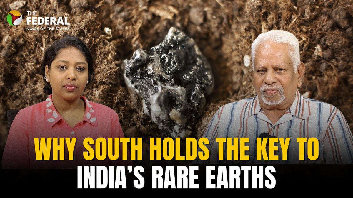Why India’s Rare Earth Corridor begins in the South

WATCH | youtube.com/watch?v=qOiqoo…

For more videos like this, subscribe: youtube.com/@thefederal

#RareEarthCorridor #Minerals #SouthIndia #IndianEconomy #Budget2026 <a href="/krishnanPramila/">pramila krishnan</a>