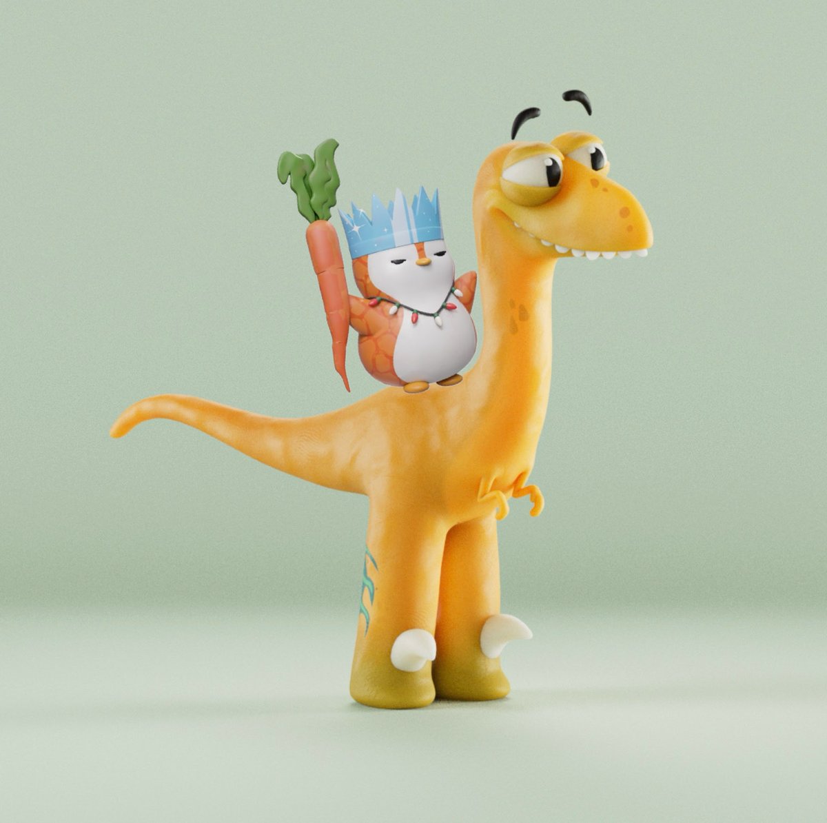 2 NFT brands I am most bullish on! WEB3 IP proliferation 
<a href="/Claynosaurz/">Claynosaurz</a> 🌋🦖🦕 <a href="/pudgypenguins/">Pudgy Penguins</a> 🐧 <a href="/LilPudgys/">Lil Pudgys</a>