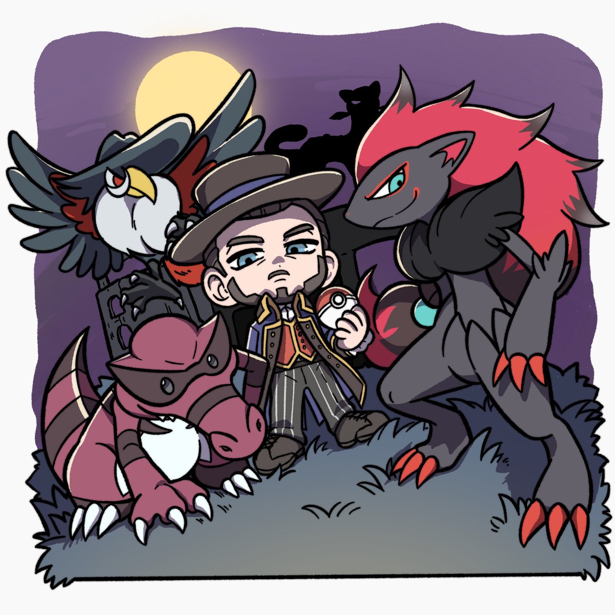 lmm1069's tweet photo. Naomi &amp; Rookwood Pokémon AU (Commission) #hogwartslegacy #VictorRookwood #PokemonAU #TrainerOC https://t.co/wQ1Uy2uzvl