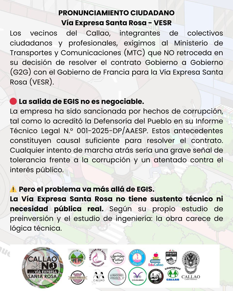 CallaoDiceNoAlaVESR tweet media