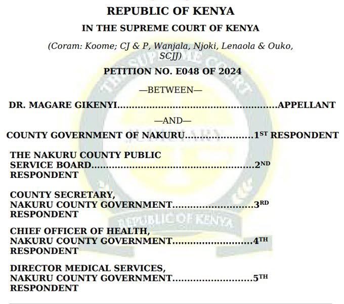 🚨 BREAKING FROM SUPREME COURT 🚨

A doctor went on study leave.

The leave expired.
No extension was approved.
Silence followed.

Then the salary stopped.

No dismissal letter.
No termination notice.
No dramatic disciplinary hearing.

Just an empty bank account.

And the Supreme