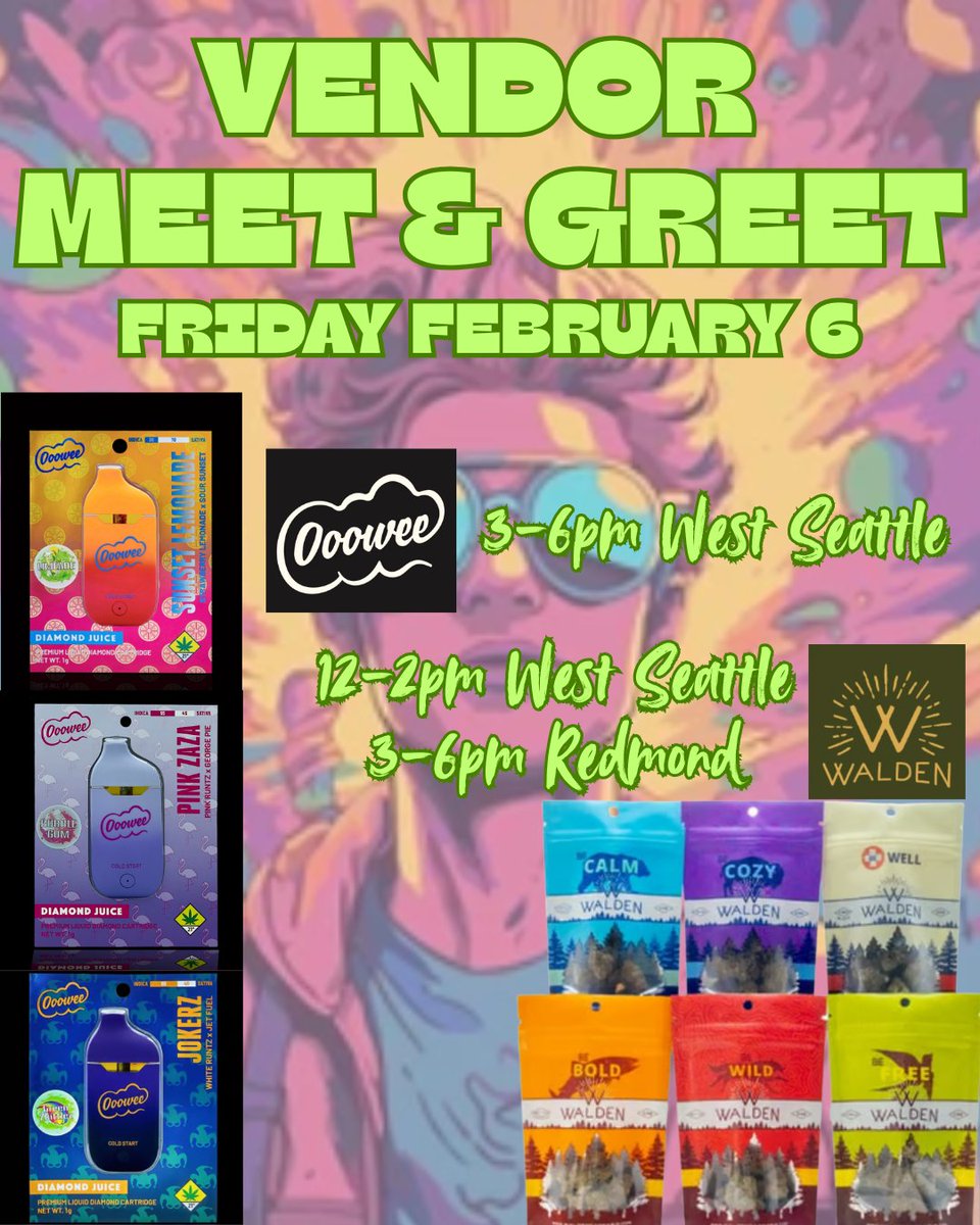 Ooowee &amp; Walden at Origins today... 🌲Extra terpy vapes &amp; premium OG flower on deck at a steal....
Meet the growers and get closer to the craft.
Pull up! 👀
#Walden #OOOwee #WACannabis #PNWtrees #Terps #MeetTheGrower