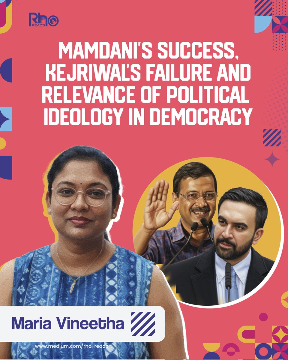 rhoreads's tweet photo. Mamdani's success, Kejriwal's failure and relevance of political ideology in democracy - Maria Vineetha 💛💫

Read here - https://t.co/KxG3RUvTCL

#mariavineetha #writer #rho #rhoreads #dravida https://t.co/GeByf7dkXP