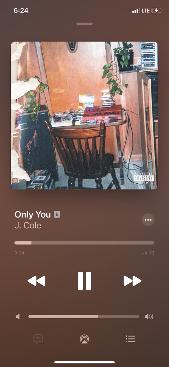 Can I get a screenshot of you listening to only you by  j Cole ft burna boy 😤