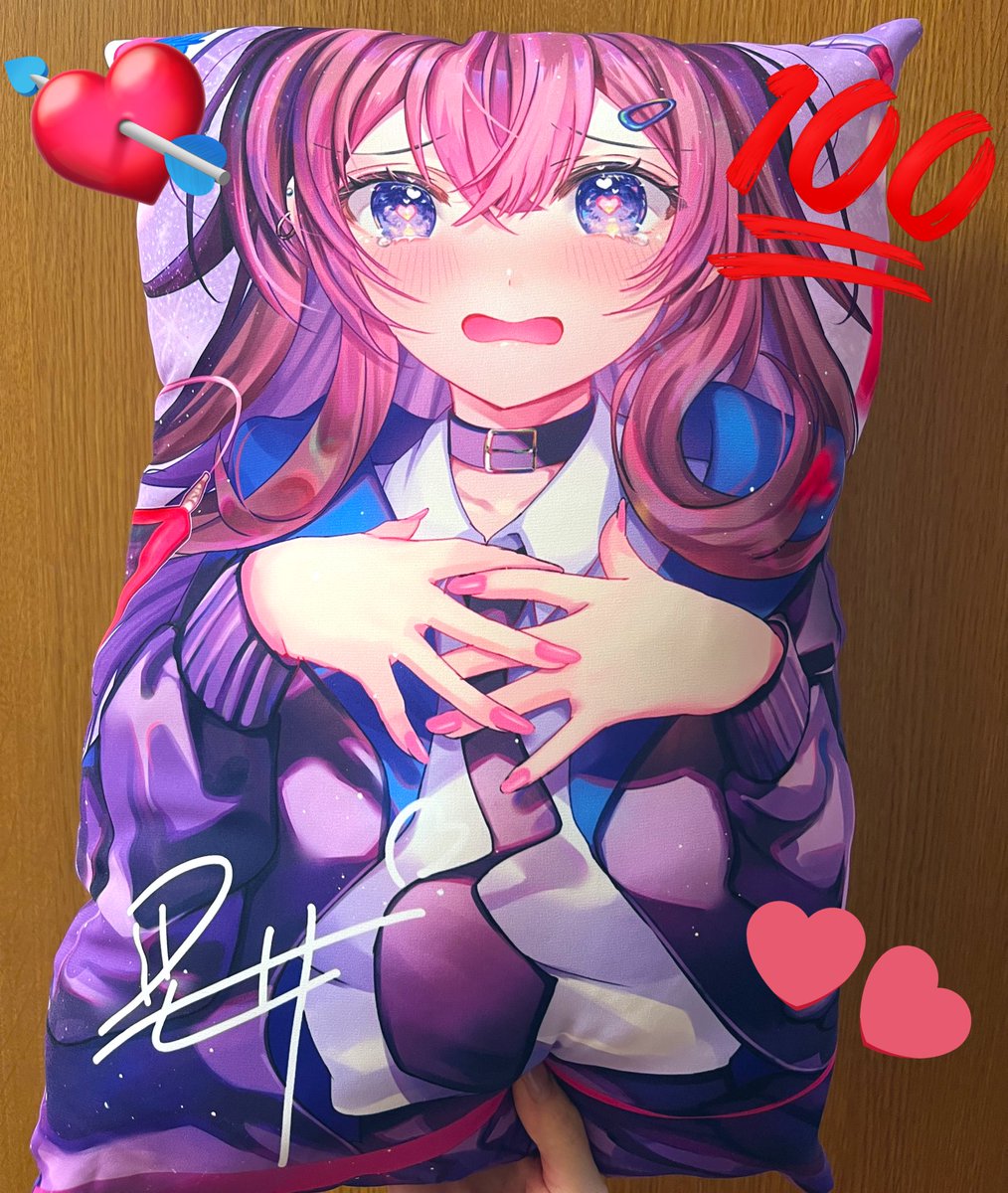 「Taprizeさんよりギャル巫女クッションのサンプルいただきました! 凄いもちも」|藤森しき@5月COMITIAのイラスト