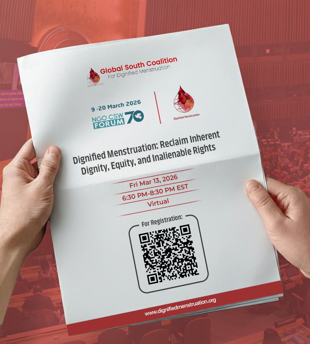 Global South Coalition for Dignified Menstruation tweet media