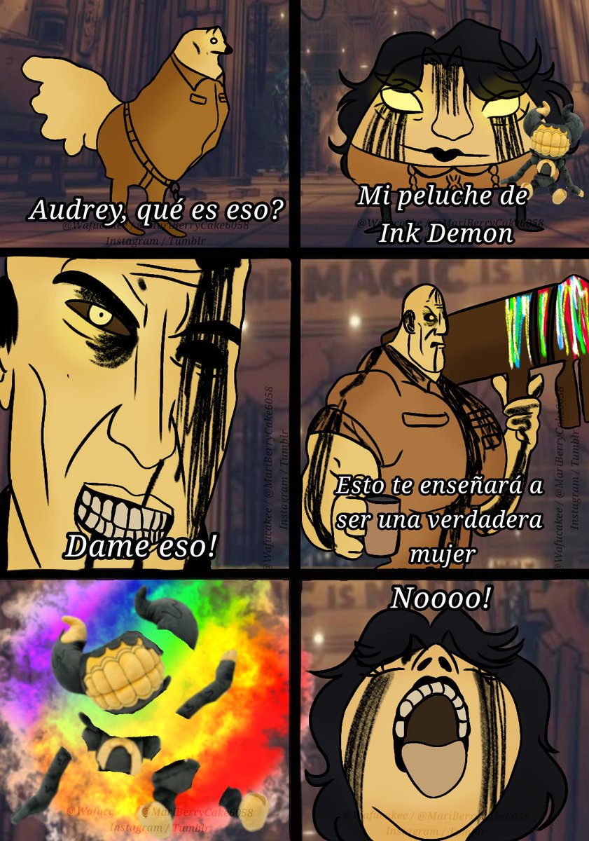 Me encanta este curi
#BENDY #BATDR #BATIM #Bendy_and_the_ink_machine #Bendy_and_the_dark_revival #audrey_drew #wilson_arch #inkdemon