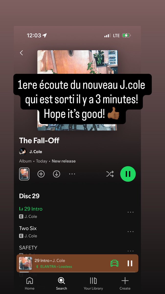 Qui écoute le nouveau <a href="/JColeNC/">J. Cole</a> en ce moment? Vous trouvez comment?